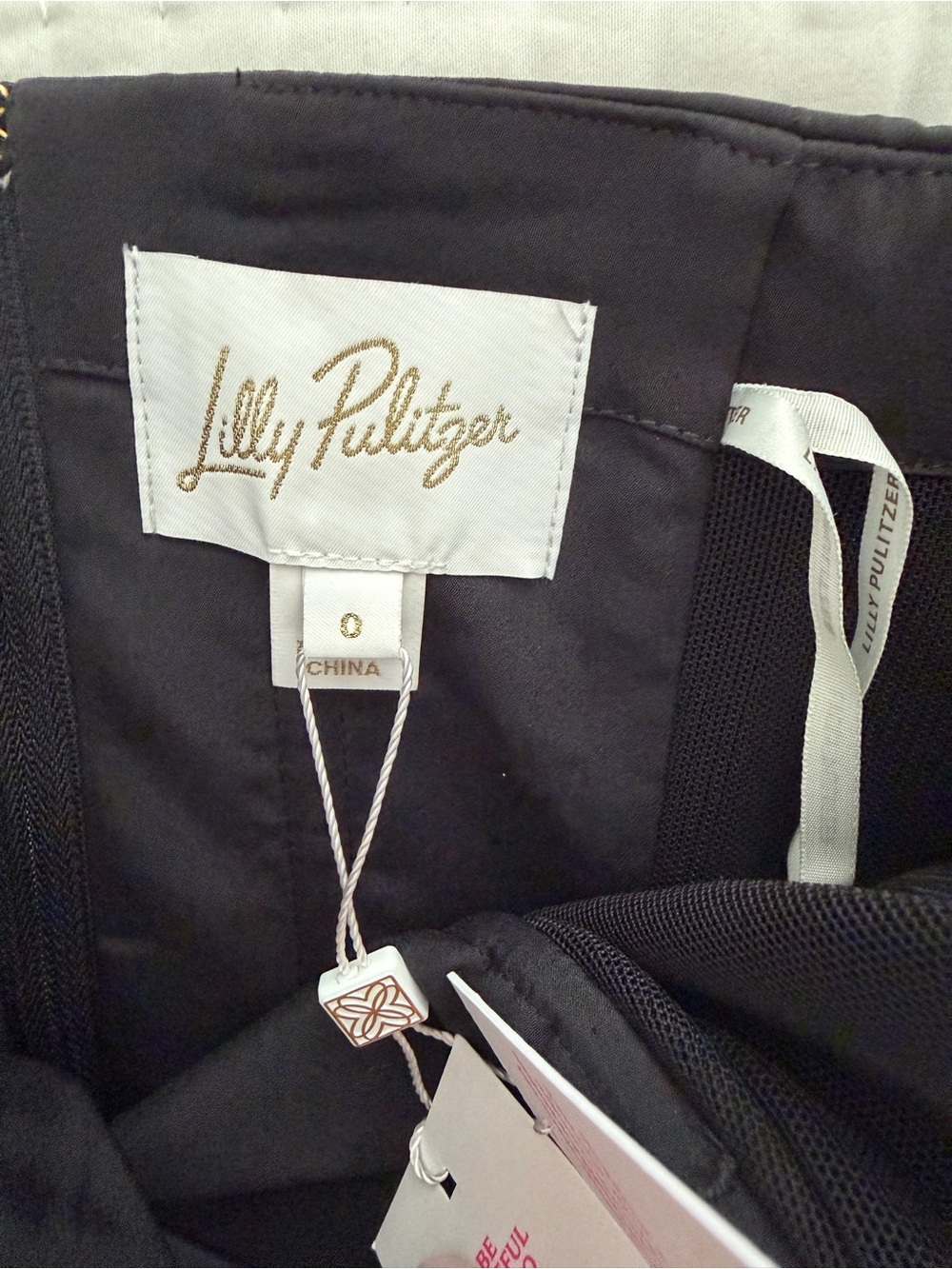 Lilly Pulitzer Black Strapless Maxi Dress with Bow Detail - Picture 4 of 8
